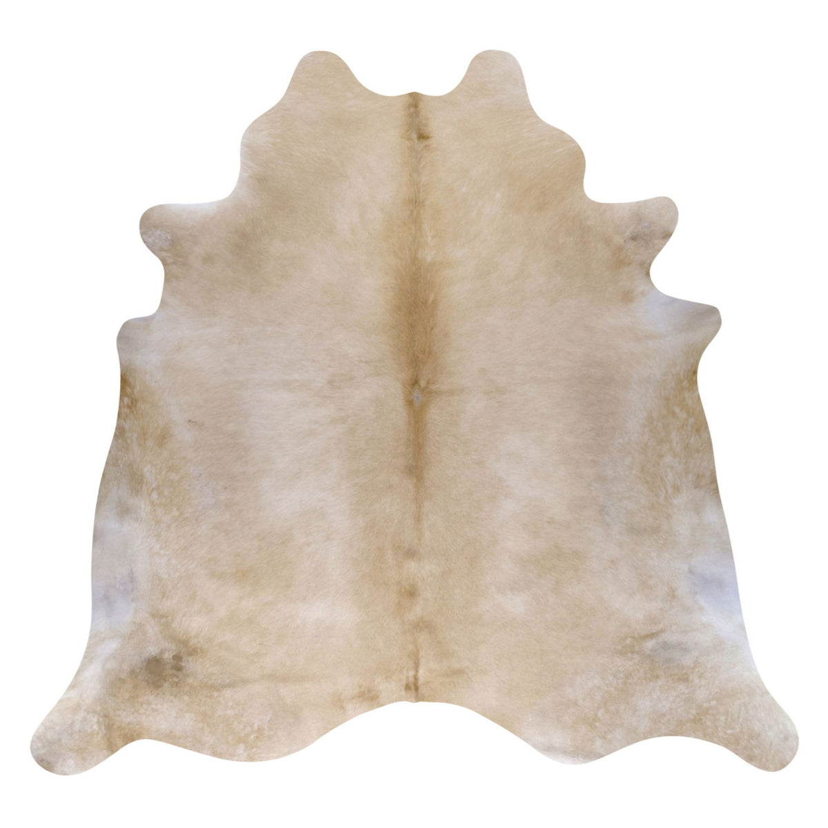 Natural Brazilian Cowhide Rug - Caramel & Ivory