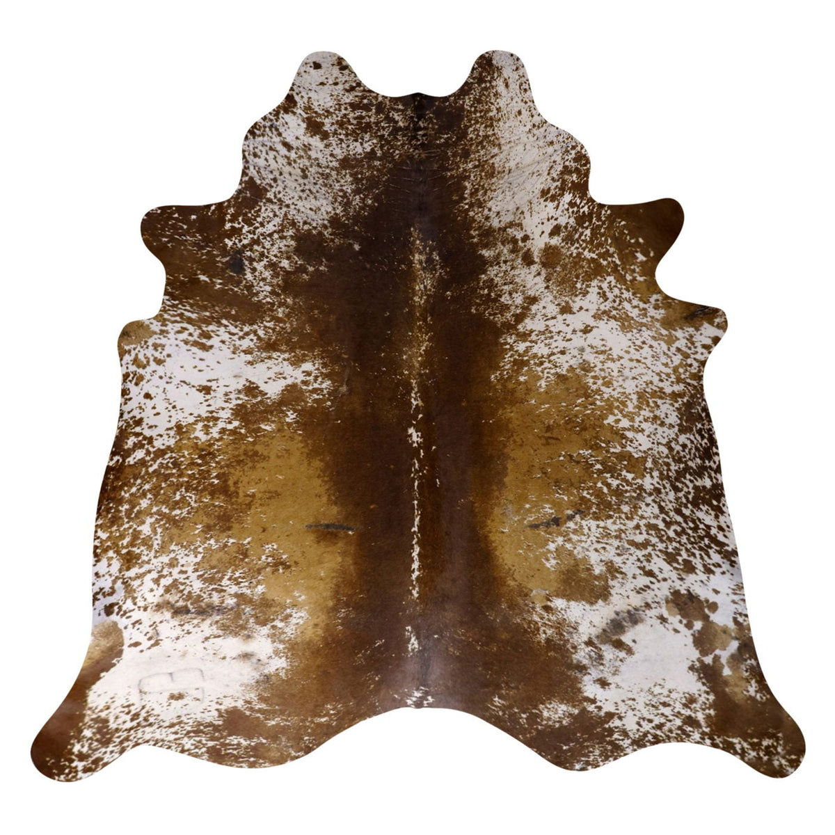 Natural Brazilian Cowhide Rug - Mocha, Ivory & Caramel