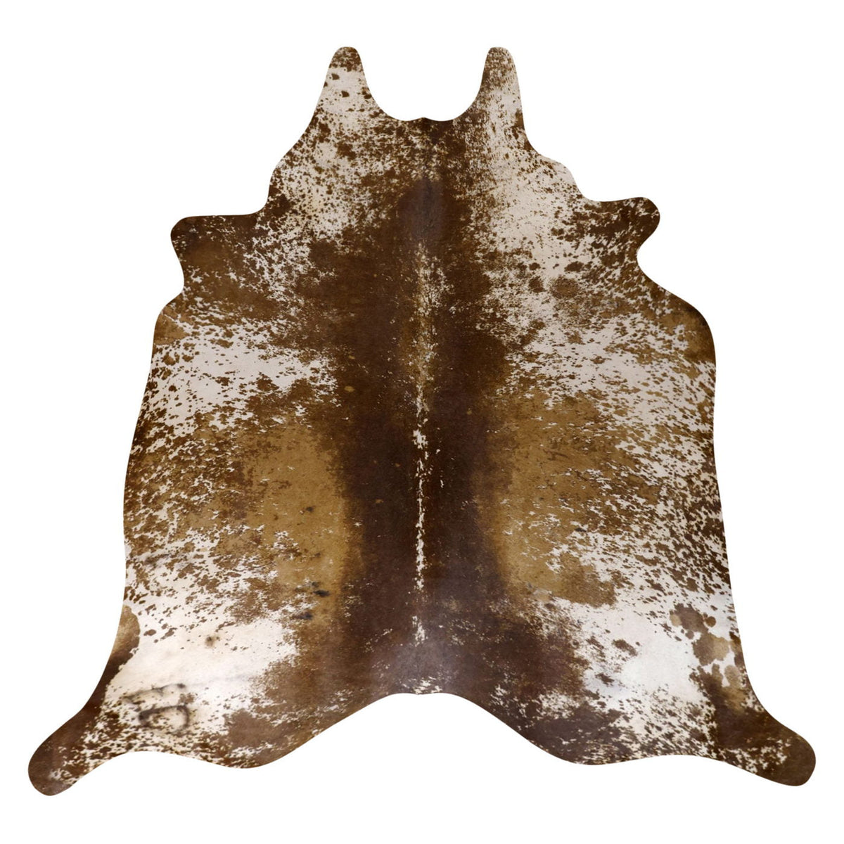 Natural Brazilian Cowhide Rug - Mocha, Ivory & Caramel