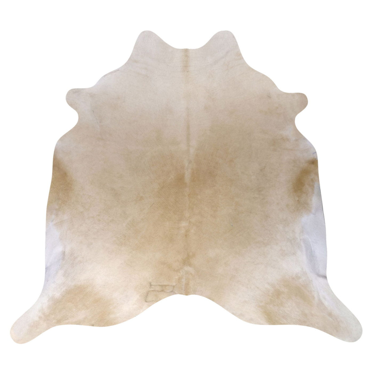 Natural Brazilian Cowhide Rug - Caramel & Ivory