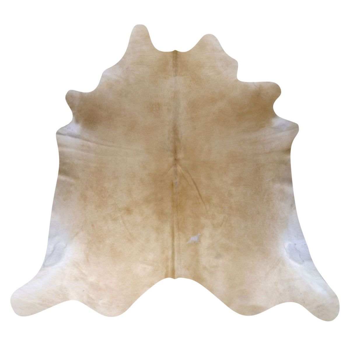 Natural Brazilian Cowhide Rug - Caramel & Ivory
