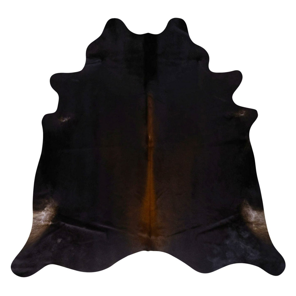 Natural Brazilian Cowhide Rug - Espresso, Mocha & Ivory