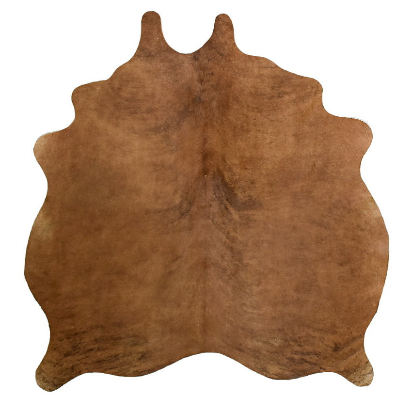 Natural Brazilian Cowhide Rug - Mocha & Caramel