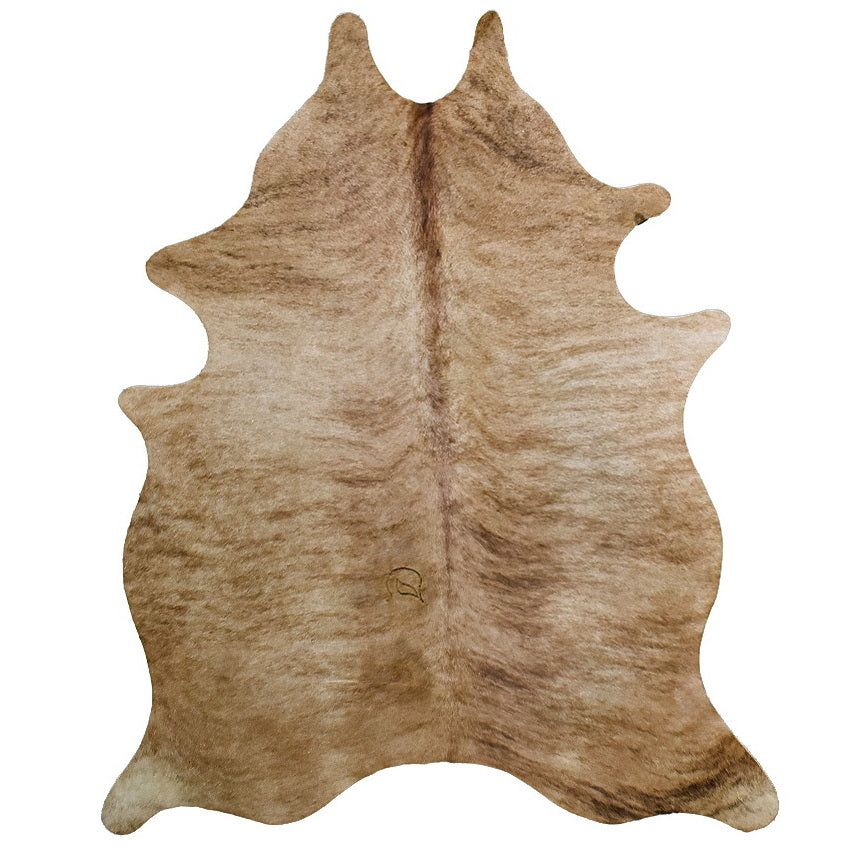 Natural Brazilian Cowhide Rug - Caramel, Mocha & Ivory