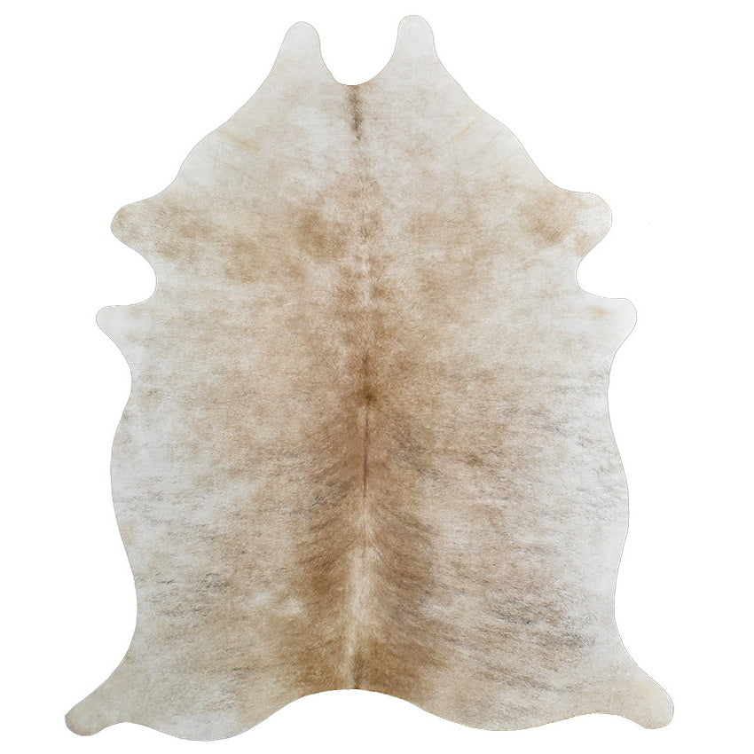 Natural Brazilian Cowhide Rug - Ivory, Caramel & Taupe