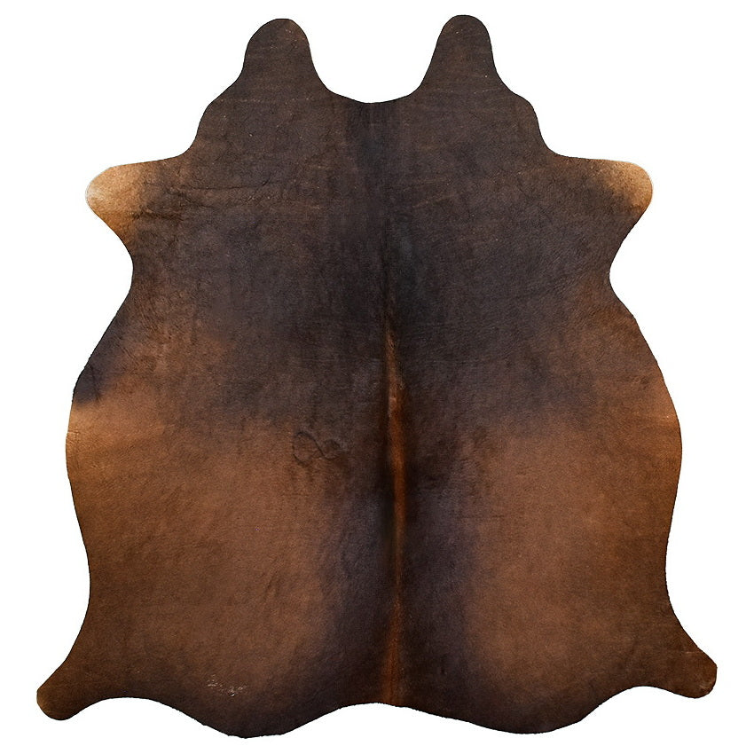 Natural Brazilian Cowhide Rug - Charcoal, Mocha & Chocolate