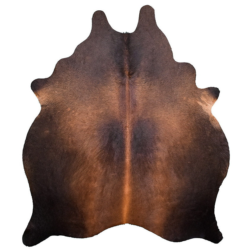 Natural Brazilian Cowhide Rug - Mocha, Chocolate & Espresso