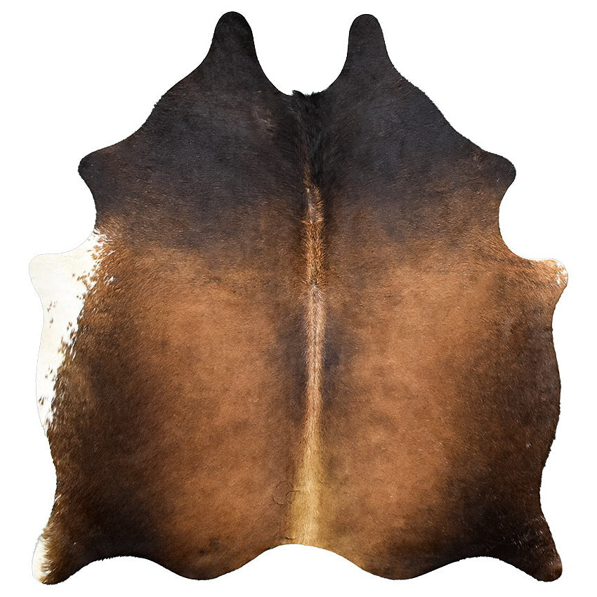Natural Brazilian Cowhide Rug - Mocha, Espresso & Ivory