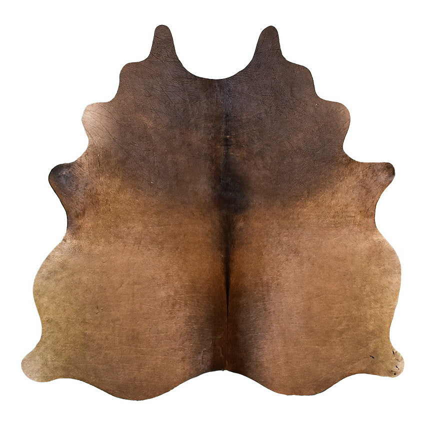 Natural Brazilian Cowhide Rug - Mocha, Caramel & Chocolate