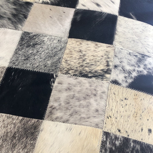 Hand Crafted Leather Rug 4' 11" x 6' 10"