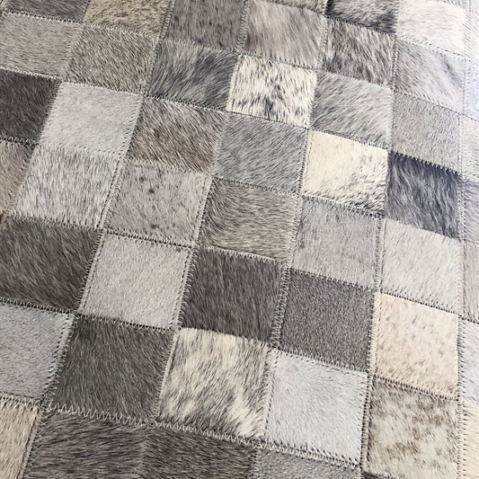 Hand Crafted Leather Rug 4' 11" x 6' 10"