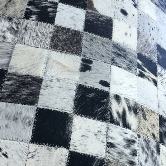 Hand Crafted Leather Rug 4' 11" x 6' 10"