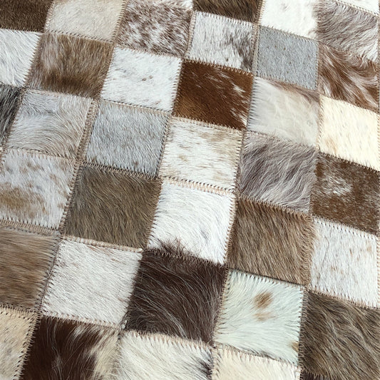 Hand Crafted Leather Rug 4' 11" x 6' 10"