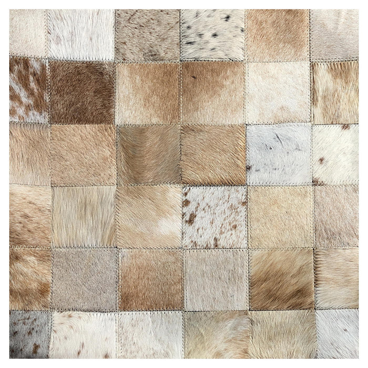 Genuine Cowhide Pillow 16"x16"