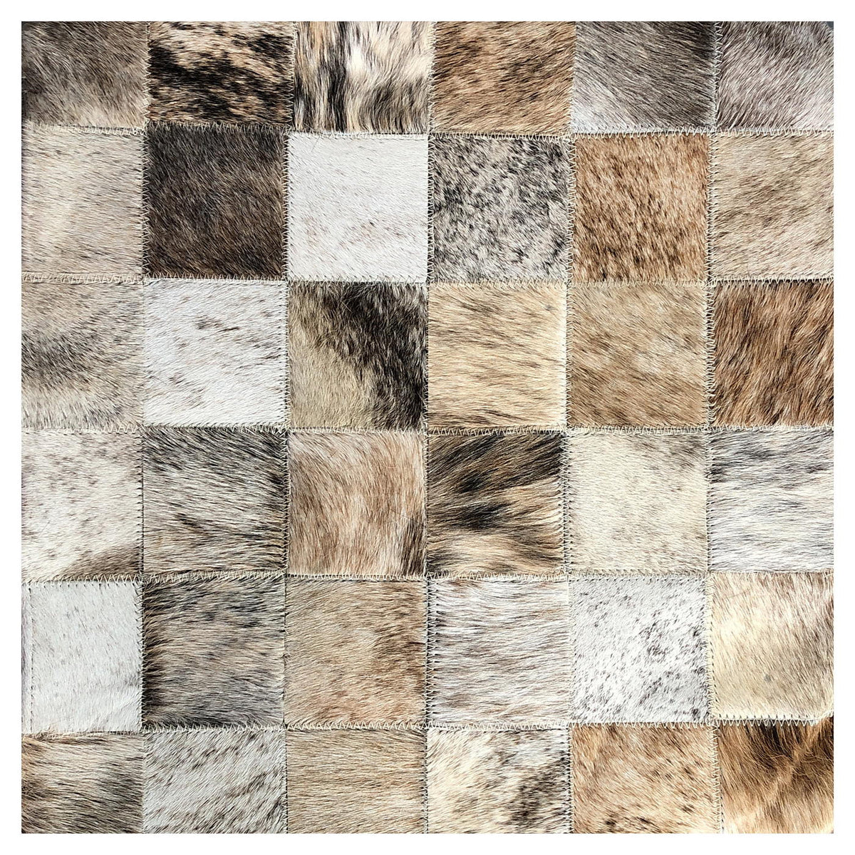 Genuine Cowhide Pillow 16"x16"