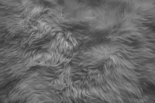 Natural Shape Sheepskin Grey 2'x6'