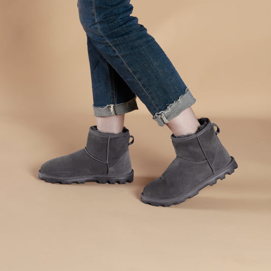 Tumbleweed Sheepskin Ankle Boots | Slate