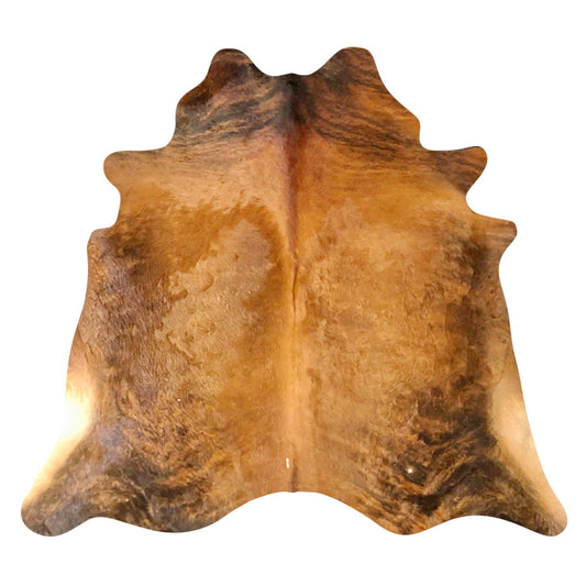 Natural Brazilian Cowhide Rug -  Mocha & Espresso