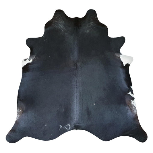 Natural Brazilian Cowhide Rug -  Espresso  
