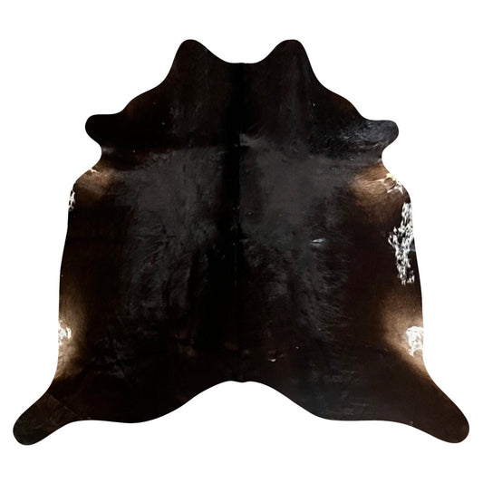 Natural Brazilian Cowhide Rug -  Espresso  