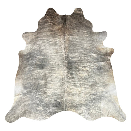 Natural Brazilian Cowhide Rug -  Grey & Beige