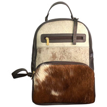 Load image into Gallery viewer, Tumbleweed Natural Cowhide Backpack