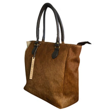 Load image into Gallery viewer, Tumbleweed Natural Cowhide Tote