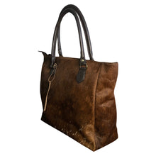 Load image into Gallery viewer, Tumbleweed Natural Cowhide Tote