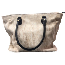 Load image into Gallery viewer, Tumbleweed Natural Cowhide Tote
