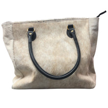 Load image into Gallery viewer, Tumbleweed Natural Cowhide Tote