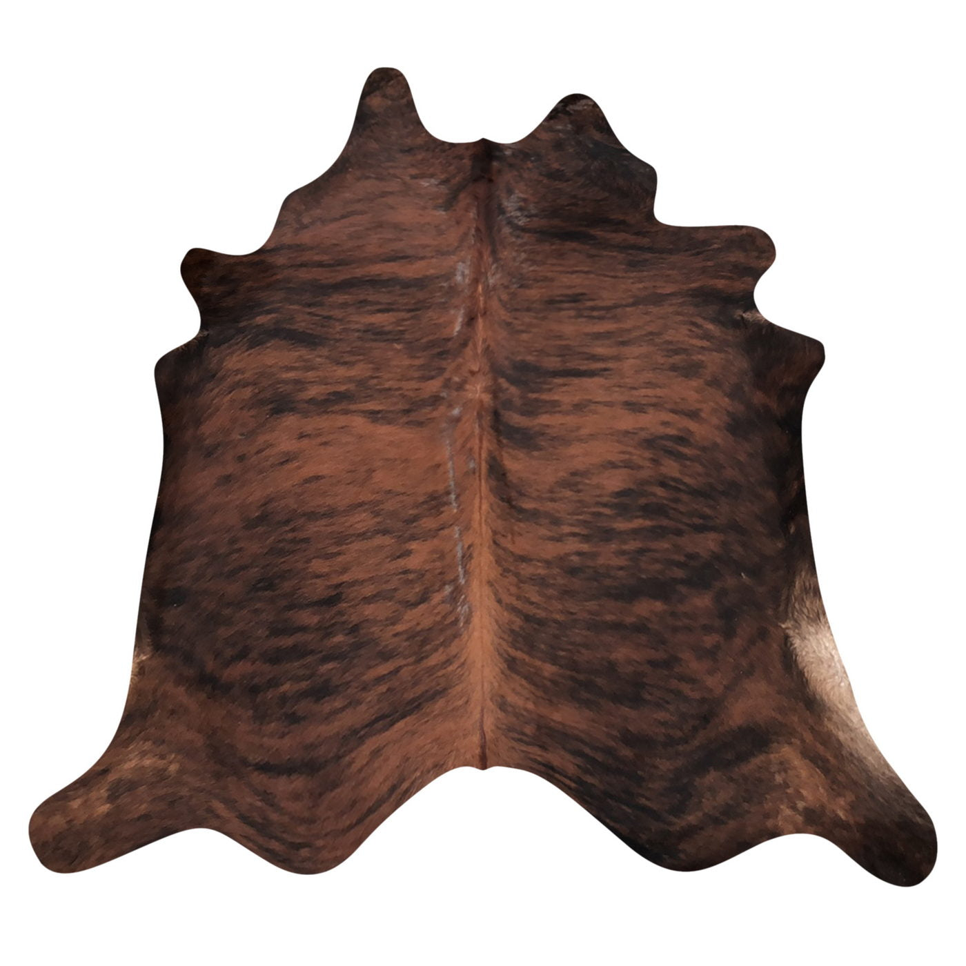 Natural Brazilian Cowhide Rug -  Mocha & Espresso