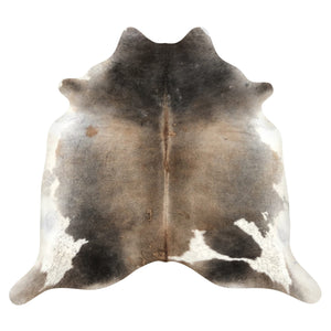 Natural Brazilian Cowhide Rug -  Caramel, Taupe & Ivory