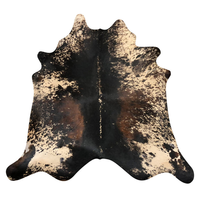 Natural Brazilian Cowhide Rug -  Espresso, Ivory & Mocha
