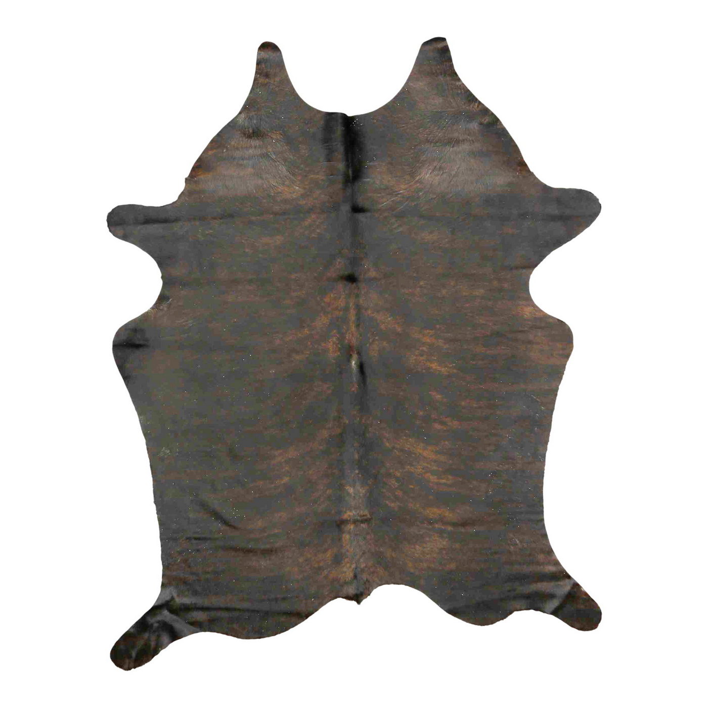 Natural Brazilian Cowhide Rug -  Espresso & Mocha