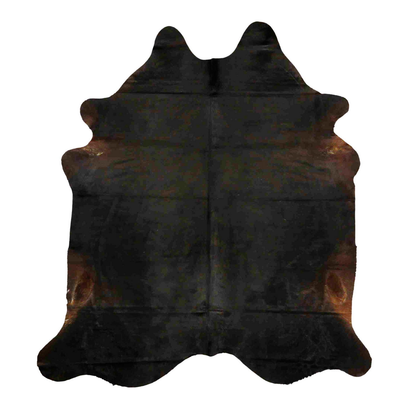 Natural Brazilian Cowhide Rug -  Espresso & Mocha