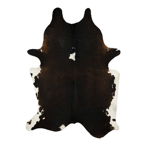 Natural Brazilian Cowhide Rug -  Espresso, Mocha & Ivory