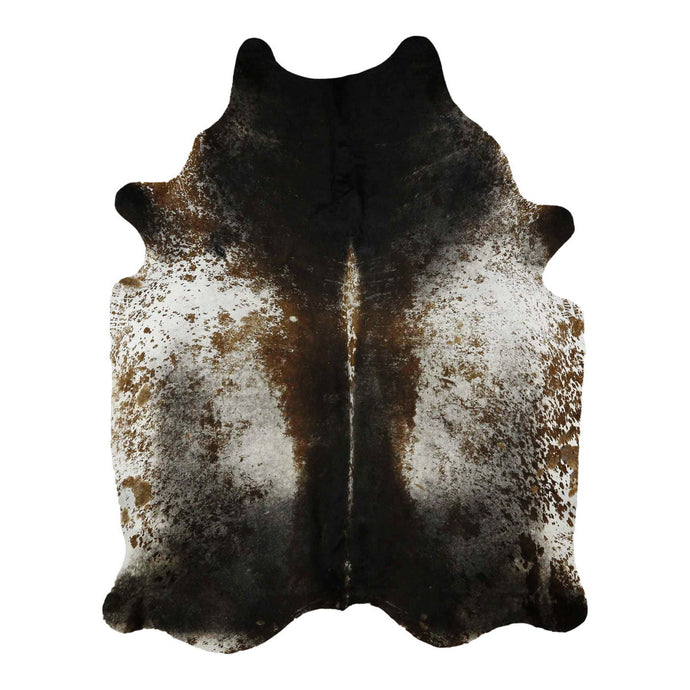 Natural Brazilian Cowhide Rug -  Espresso, Mocha & Ivory