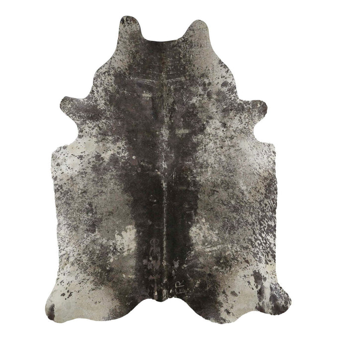Natural Brazilian Cowhide Rug -  Espresso, Taupe & Ivory