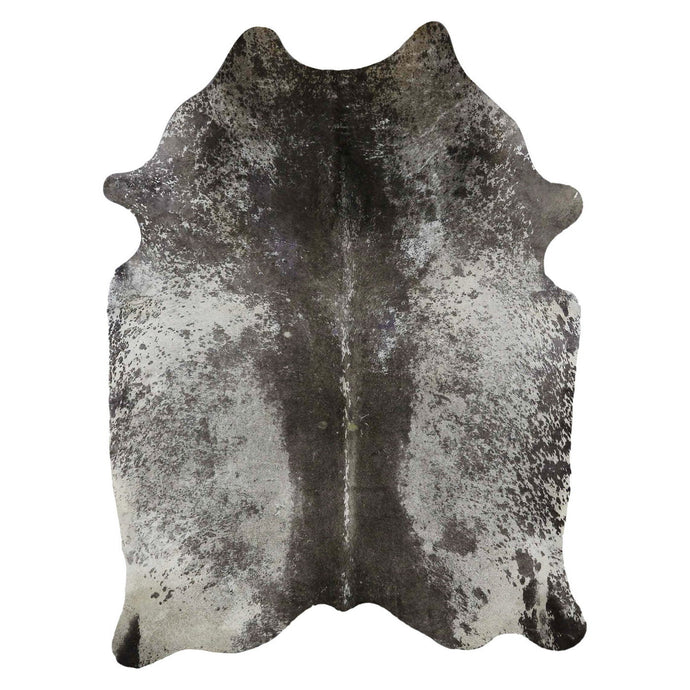 Natural Brazilian Cowhide Rug -  Espresso & Ivory