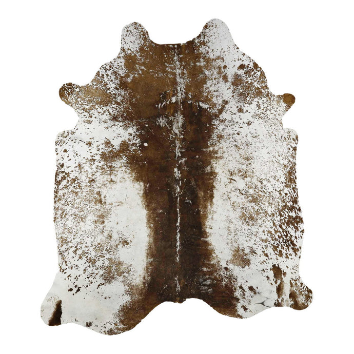 Natural Brazilian Cowhide Rug -  Mocha & Ivory