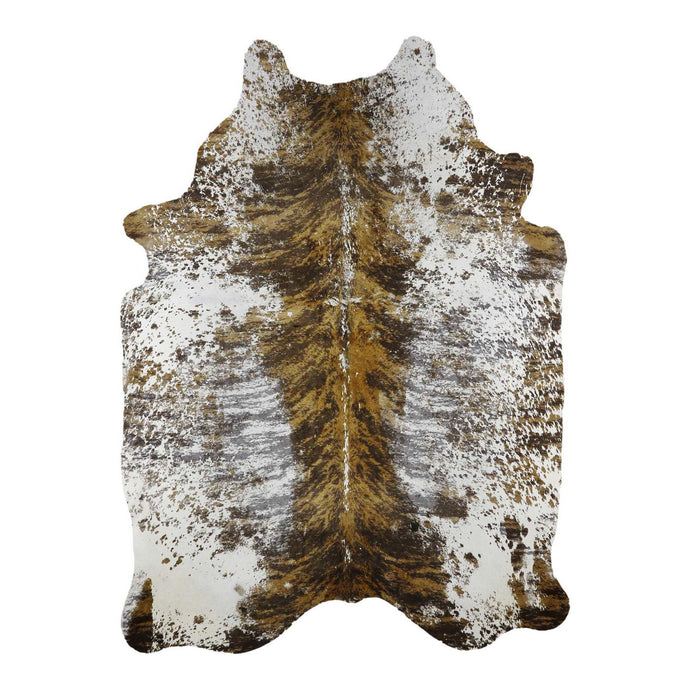 Natural Brazilian Cowhide Rug -  Mocha, Ivory & Taupe