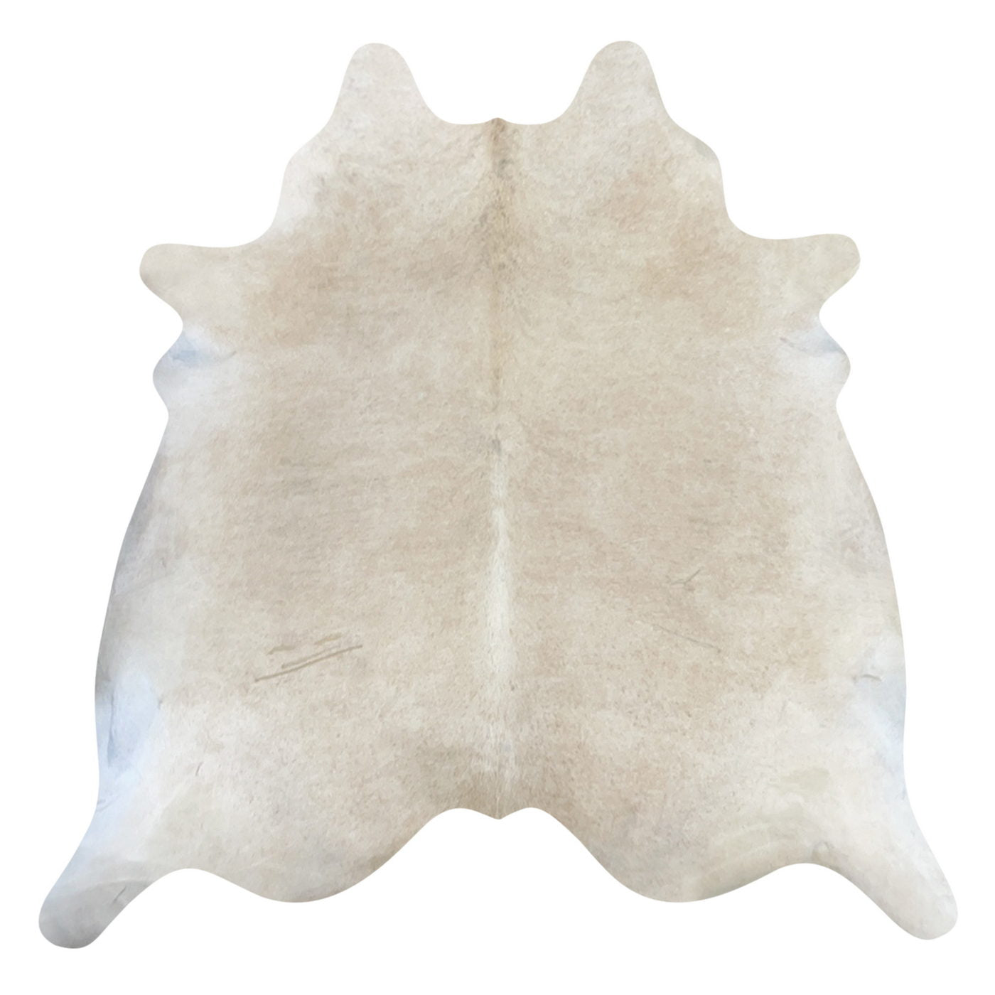 Natural Brazilian Cowhide Rug -  Beige & Ivory