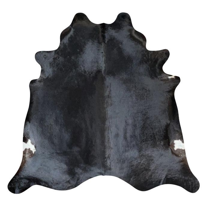 Natural Brazilian Cowhide Rug -  Espresso & Ivory