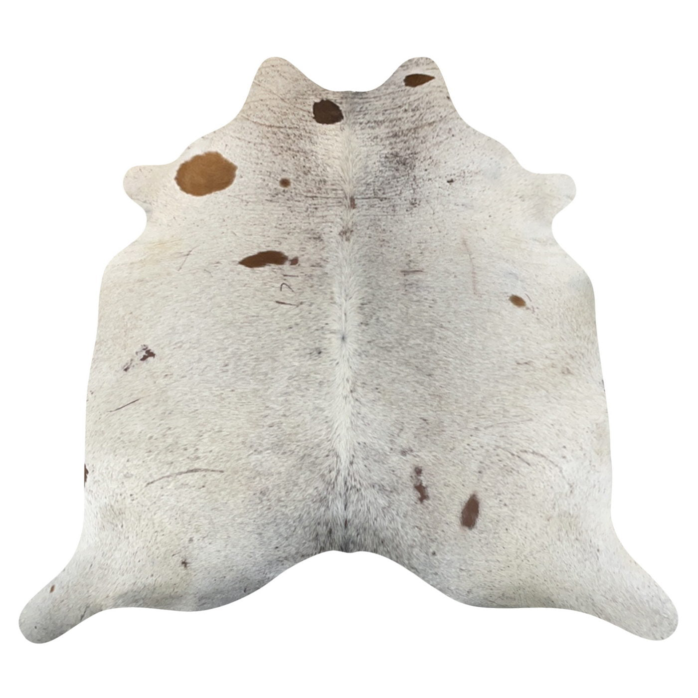 Natural Brazilian Cowhide Rug -  Taupe, Ivory & Mocha