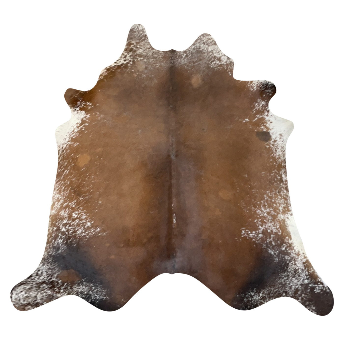 Natural Brazilian Cowhide Rug -  Mocha, Ivory & Espresso