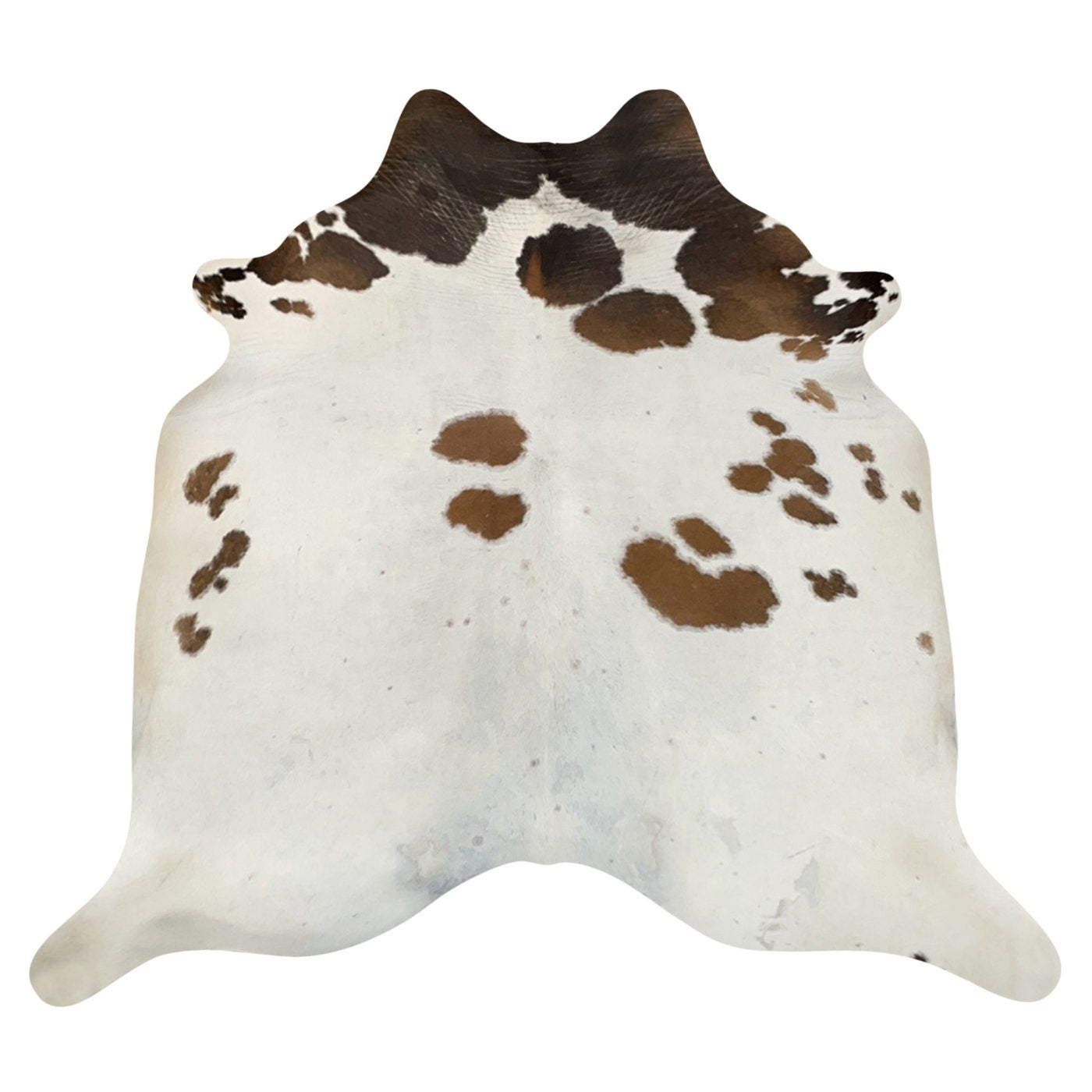 Natural Brazilian Cowhide Rug -  Ivory, Mocha & Chocolate