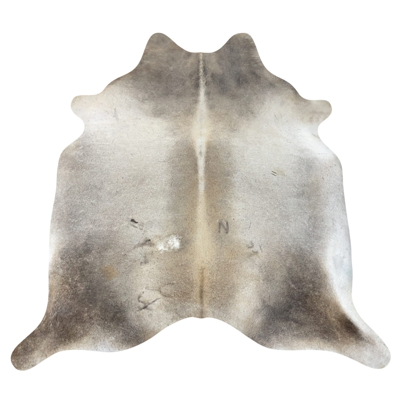 Natural Brazilian Cowhide Rug -  Taupe, Caramel & Ivory