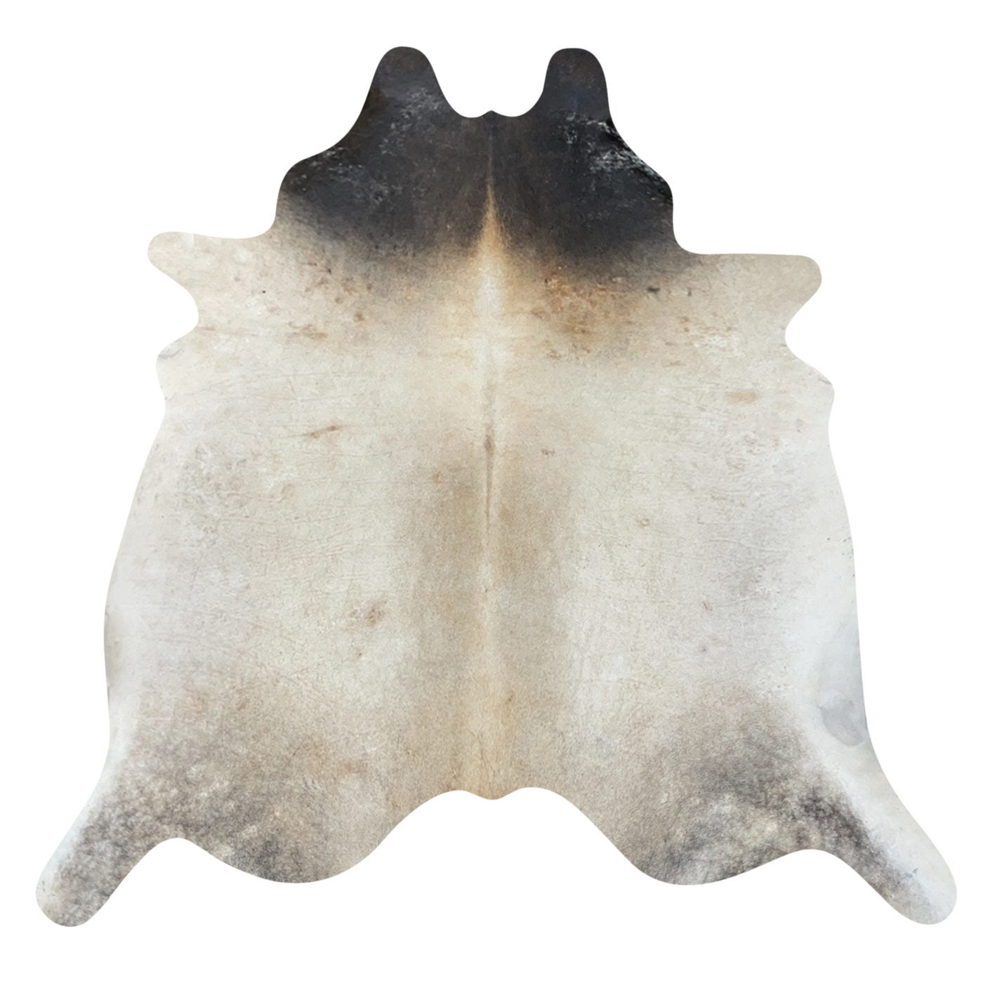 Natural Brazilian Cowhide Rug -  Ivory, Espresso & Taupe