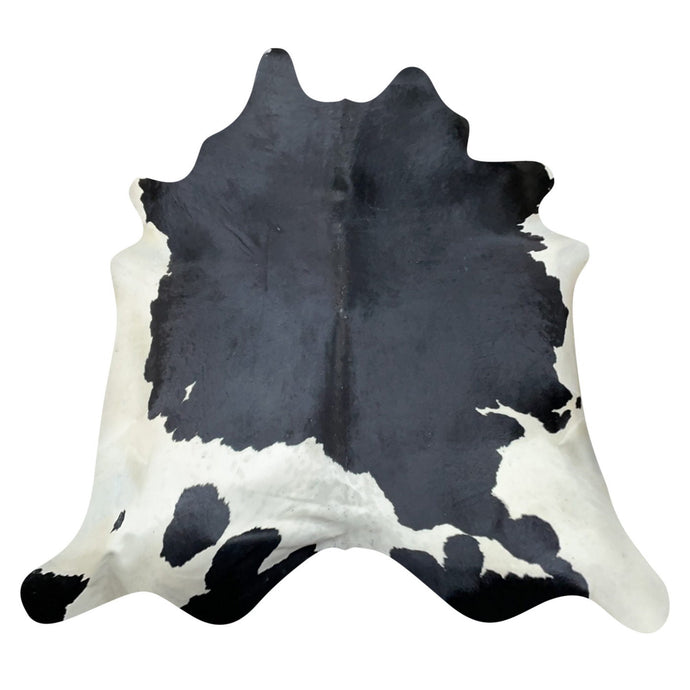 Natural Brazilian Cowhide Rug -  Espresso & Ivory