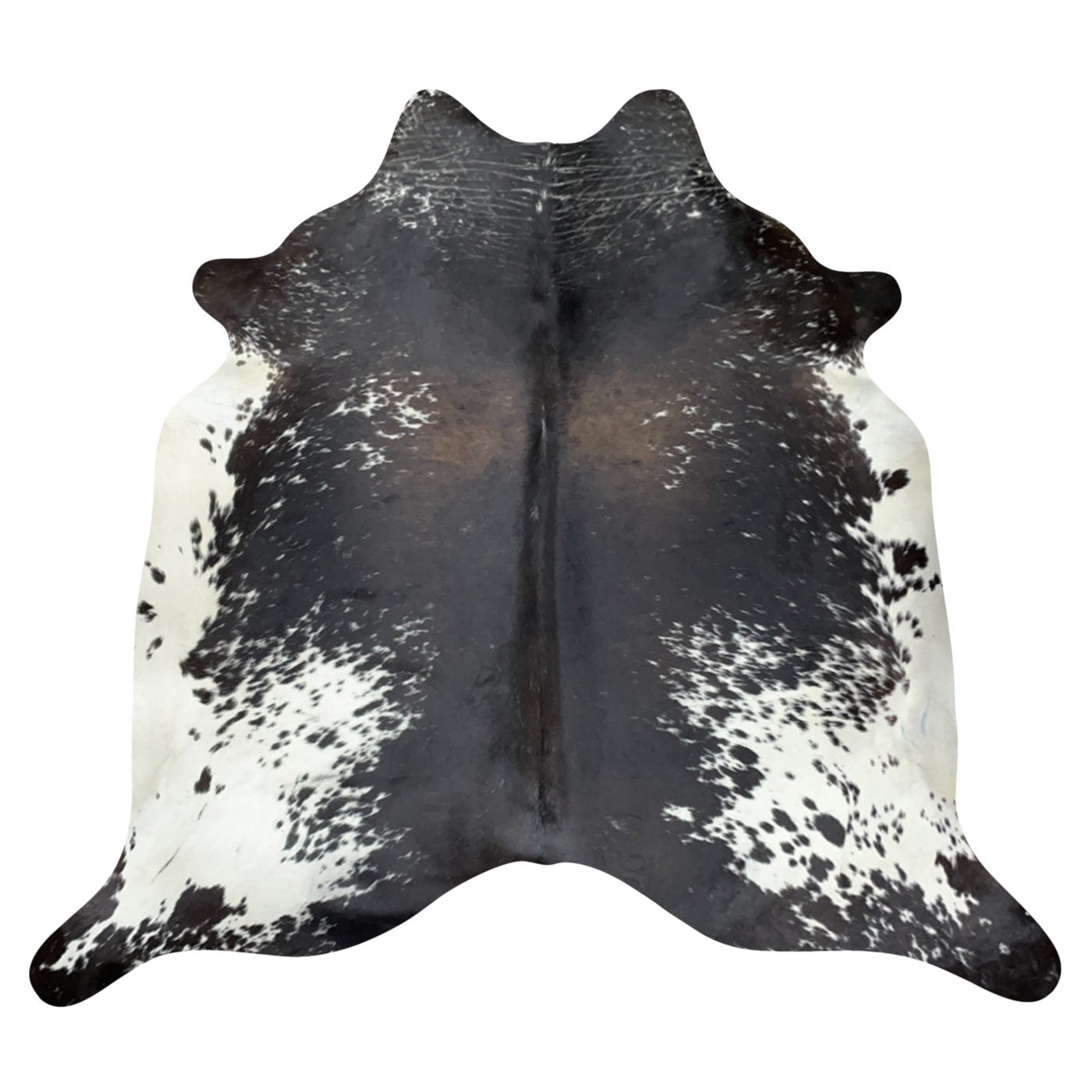 Natural Brazilian Cowhide Rug -  Espresso, Ivory & Caramel